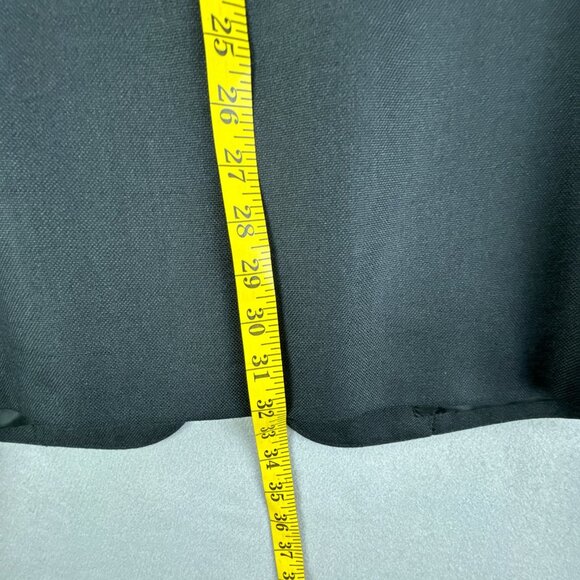 Angelo Donati Blazer Mens XL 40 Black Gold Enamel Buttons Wool Blend 2 Button - Picture 10 of 16